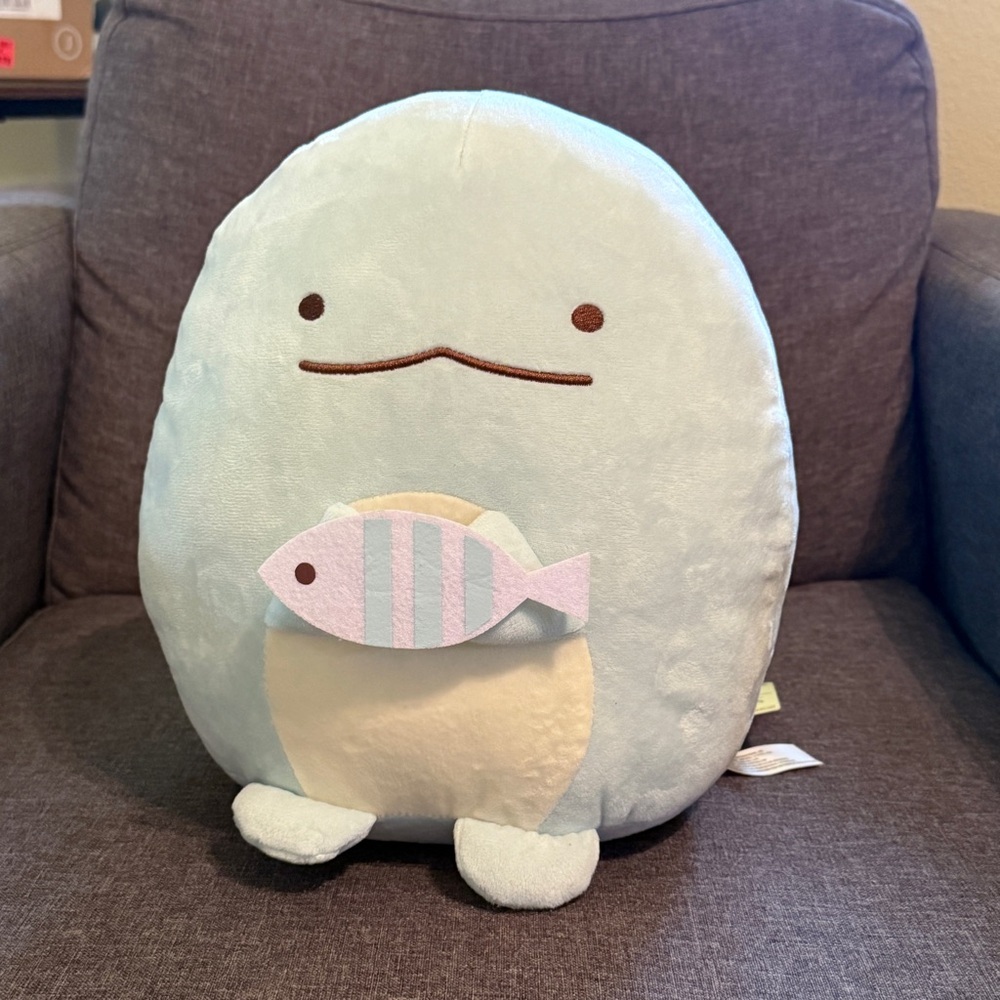 NWT San-X Sumikko Gurashi Tokage plush doll.